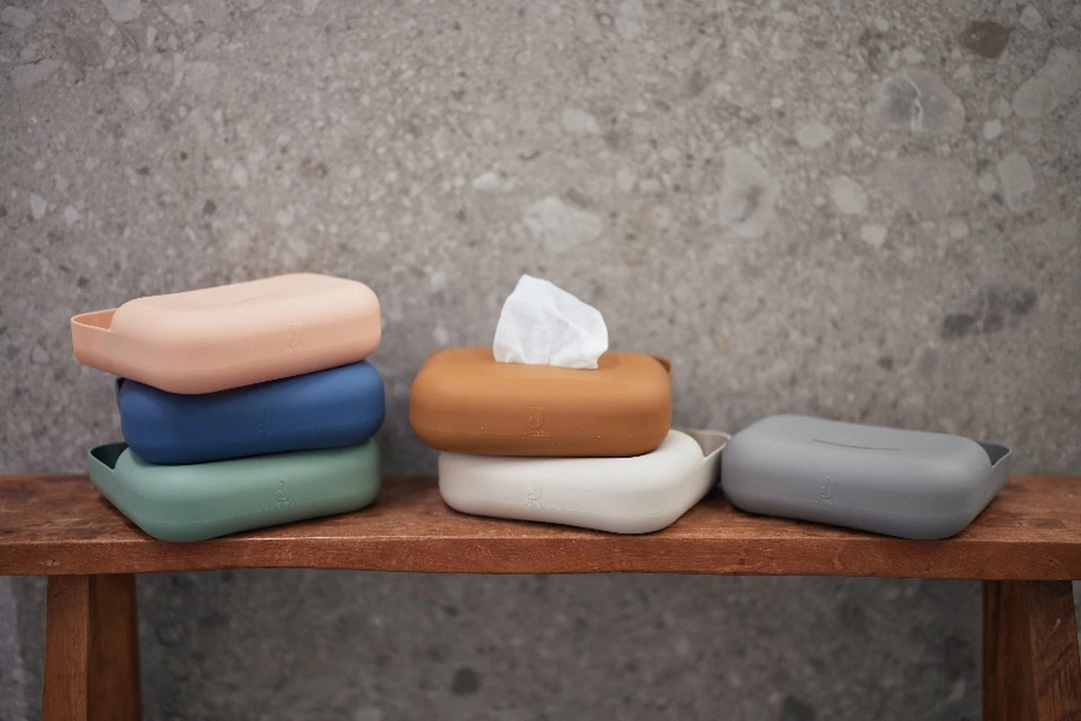 Jollein Billendoekjes Box Siliconen - Pale Pink - Afbeelding 4