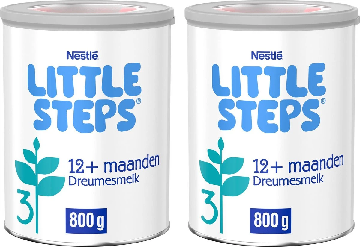 Little Steps Standaard 3 Flesvoeding - Vanaf 12 Maanden - 2 X 800 Gram