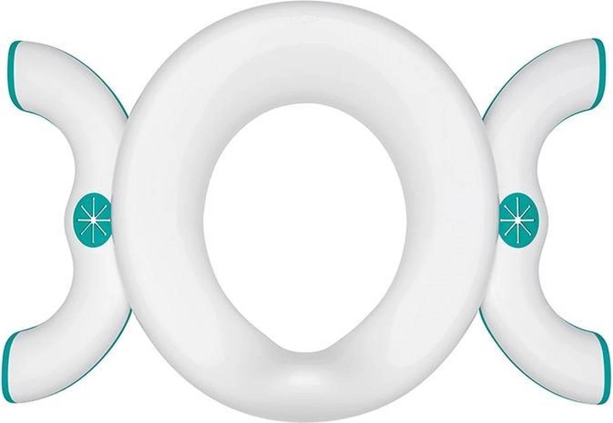 OXO Tot 2-in-1 Plaspotje En WC Verkleiner - Plaspotje Voor Onderweg - Potjes - Potje Peuter- Wit/Teal - Afbeelding 2