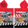 Hot Wheels Poncho Speed - 55 X 115 Cm - Katoen
