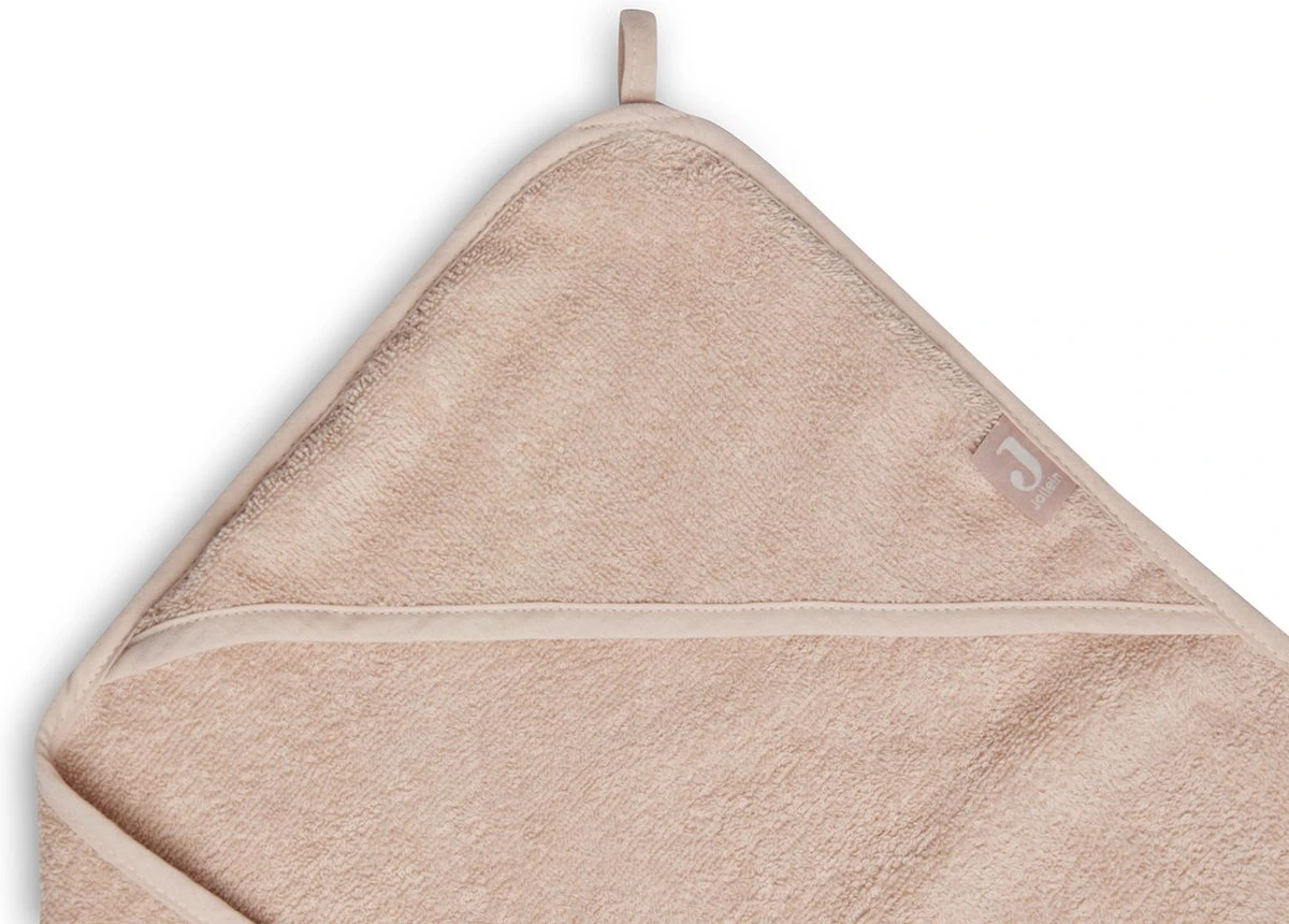 Jollein Badcape Badstof 75x75cm - Pale Pink - Afbeelding 13