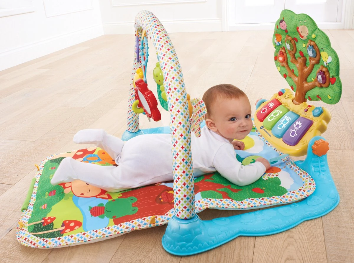VTech Baby Dierenvriendjes Speelmat - Babygym - Interactief Speelgoed - 6 Tot 36 Maanden - Afbeelding 4