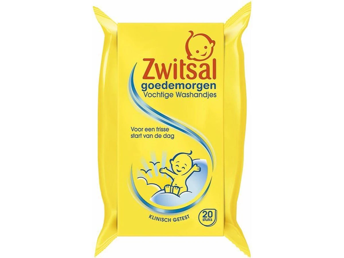 Zwitsal Goedemorgen Baby Vochtige Washandjes - 20 Stuks - Afbeelding 10