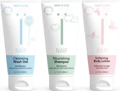 Naïf Shower Pakket Babyverzorging - 3 X 200ml - 3 Bestsellers - Met Natuurlijke Ingrediënten
