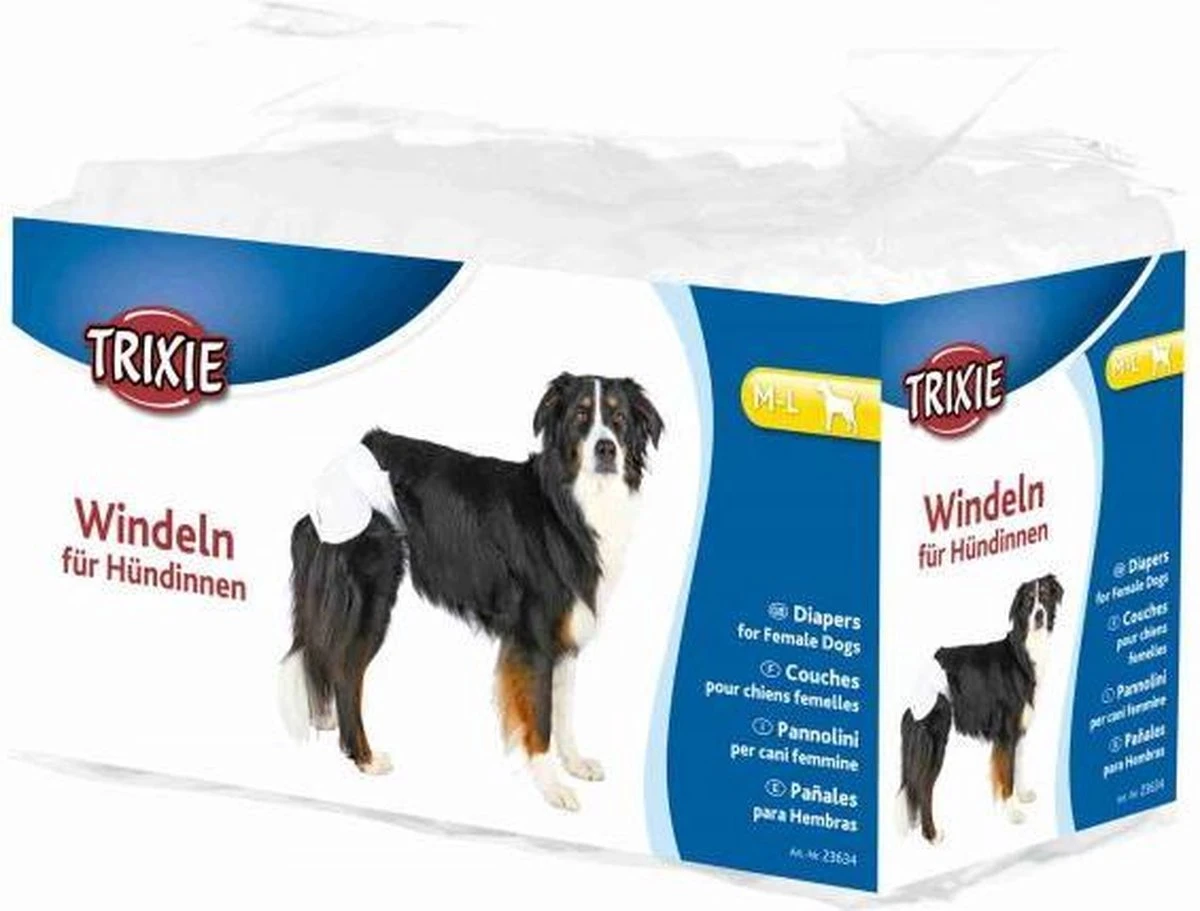 Trixie Diapers For Female Dogs - M/L - 12 Stuks - Afbeelding 7