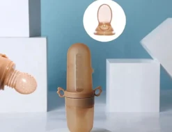 BIBI Siliconen Baby Voeding Lepels - 2 Verschillende Opzetstukken