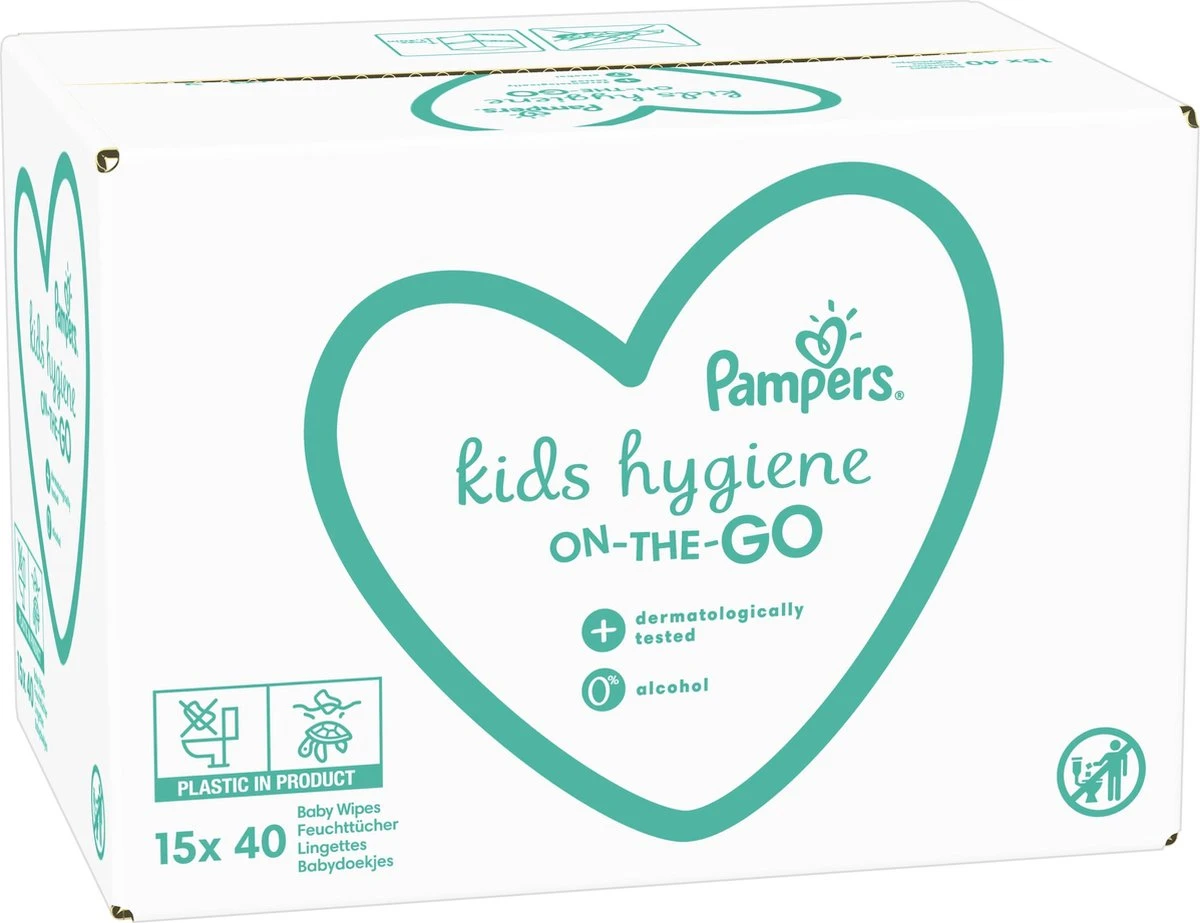 Pampers® Pampers Kids Hygiene On-The-Go Doekjes - 600 Doekjes - Afbeelding 9