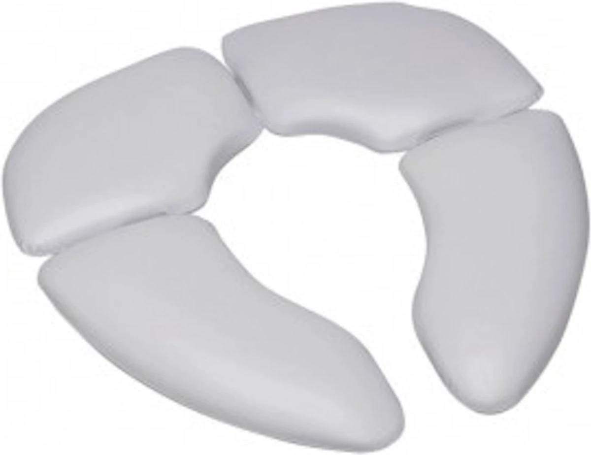 IBright Opvouwbare WC Verkleiner - Toilettrainer -Zachte Toilet Zitje - Toiletbril Verkleiner - Kinder WC Bril - Inclusief Draagtas - Wit - Afbeelding 2