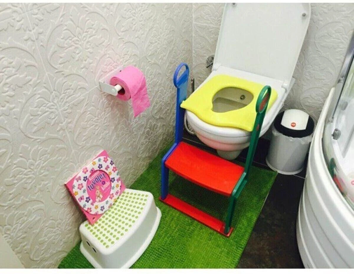 Motek® - WC Verkleiner - Wc Verkleiner Met Trapje - Toiletverkleiner - Toilettrainer - Wc Verkleiner Opvouwbaar - 2 Tot 7 Jaar - Trainer Met Opstapje - Afbeelding 7