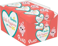 PampersĀ® Pampers - Snoetenpoetsers - On-The-Go Kids Hygiene - 360 Doekjes - 9 X 40