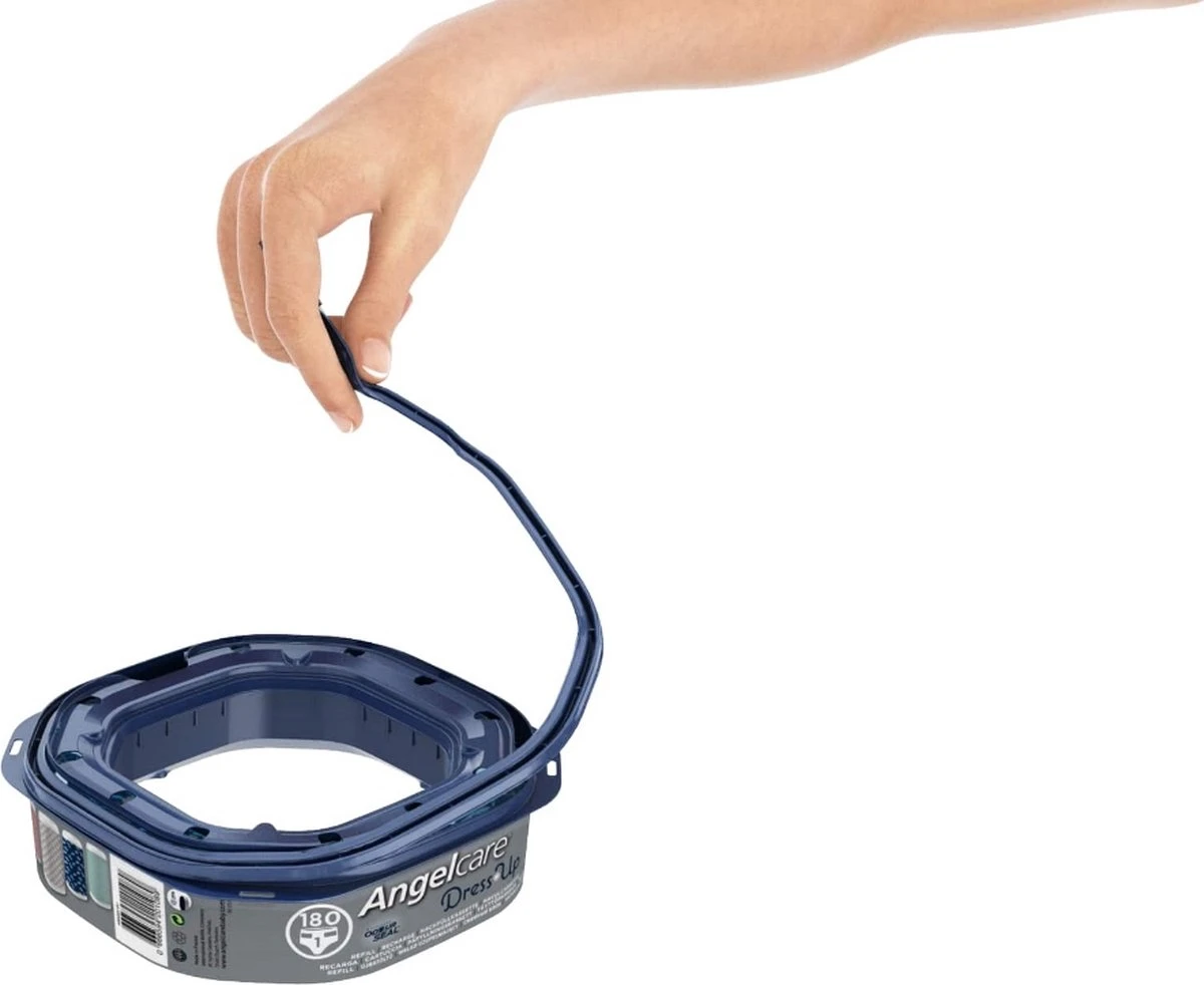 Angelcare DressUp Navulverpakking Luieremmer - 1 ROL - Afbeelding 2