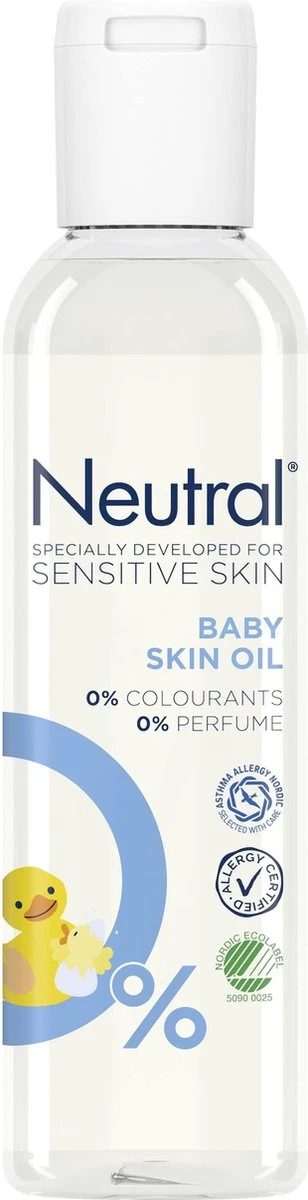 Neutral Baby Parfumvrij Huidolie Voor De Gevoelige Babyhuid 150 Ml - Afbeelding 2