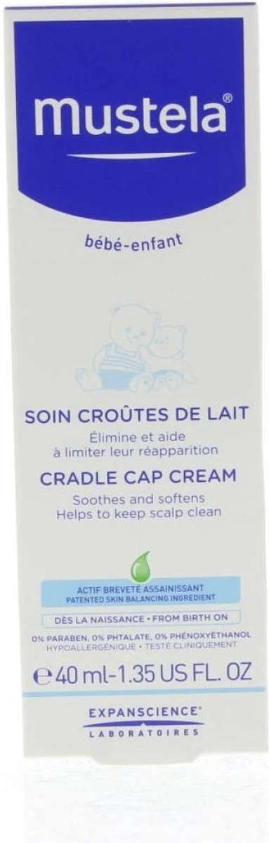 Mustela Bébé Soin Croûtes De Lait - Cradle Cap Cream.