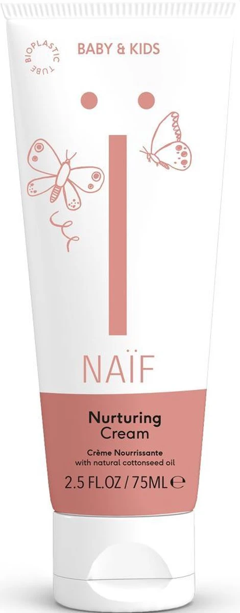 Naïf Vette Crème Voor De Gevoelige Huid - Baby En Kind - 75 Ml – Met Natuurlijke Ingrediënten