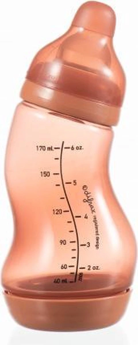 Difrax Anti-Colic S-Babyfles Natural - 170 Ml - Brick/Roodbruin - Afbeelding 11