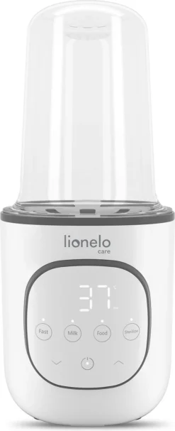 Lionelo Thermup 2.0 Flessenwarmer 5in1 - Verwarming Van Vloeistoffen En Eten - Sterilseren En Ontdooien - BPA-FREE - Overhittingsbeveiliging - Thermostaat - Automatische Uitschakeling Bij Watertekort