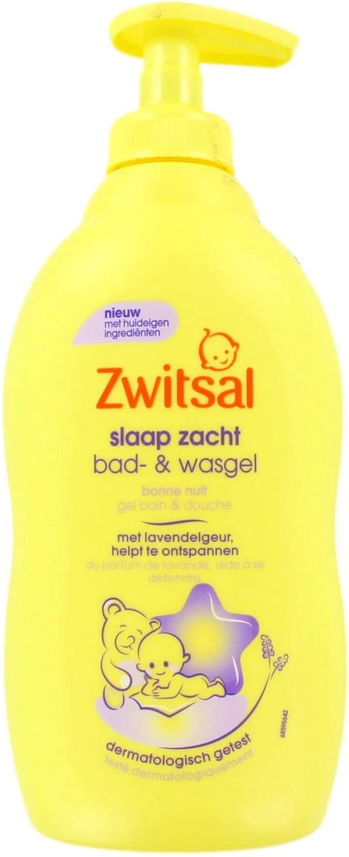Zwitsal Slaap Zacht Bad- & Wasgel Lavendel - Voordeelverpakking 3 X 400 Ml Pomp - Afbeelding 2