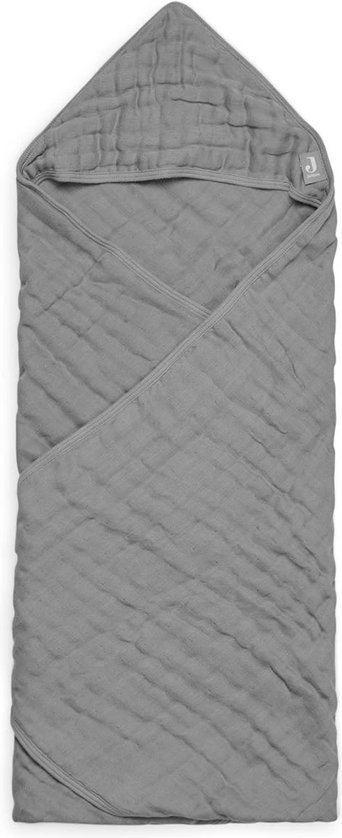 Jollein Badcape Wrinkled 75x75cm - Nougat - Afbeelding 12