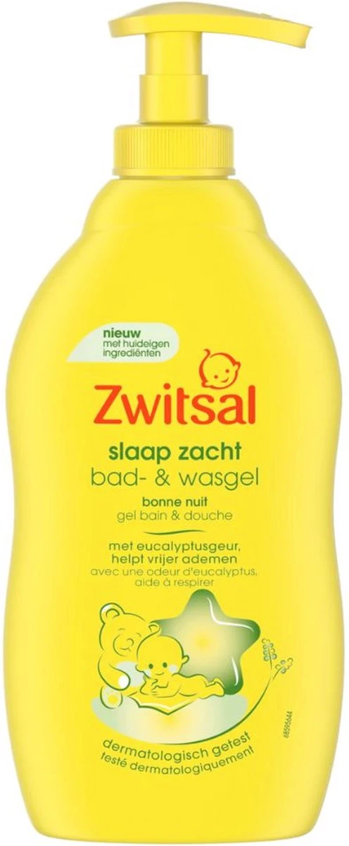 Zwitsal - Slaap Zacht - Bad & Wasgel - Eucalyptus - 400ml