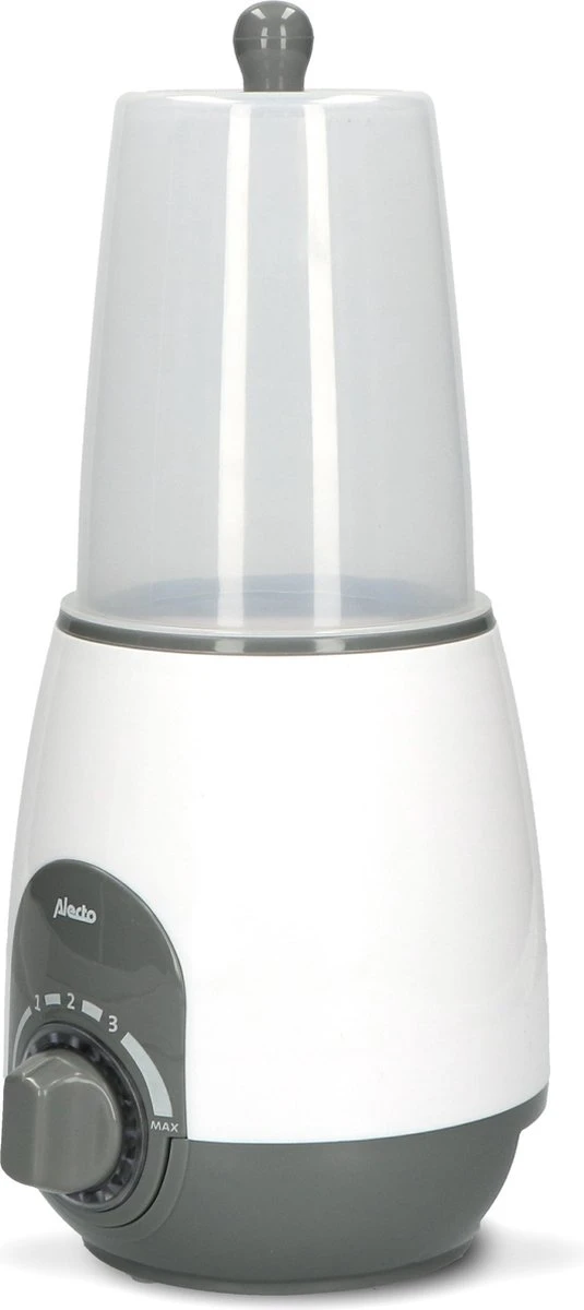 Alecto BW-512 CAR+ - Flessenwarmer 500W - Snelle Opwarming En Sterilisatie Thuis En Onderweg - Geleverd Met 12V Auto Adapter En Stoomkap - Wit - Afbeelding 10