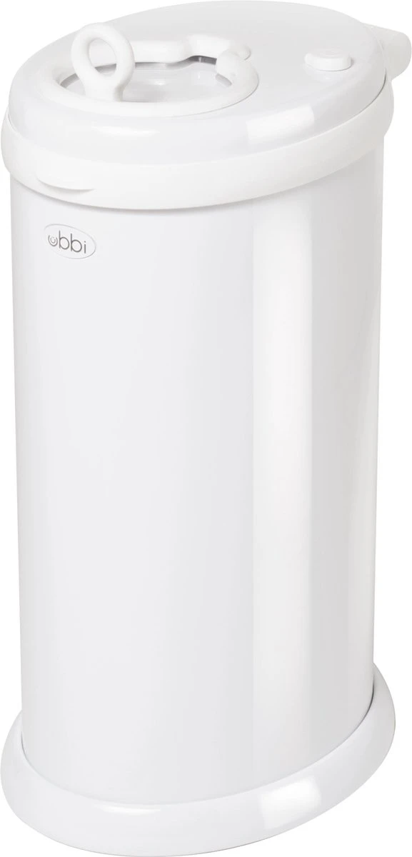 Ubbi® Ubbi Luieremmer - Wit - Metaal - Geurloos - Geen Navulcassettes Nodig