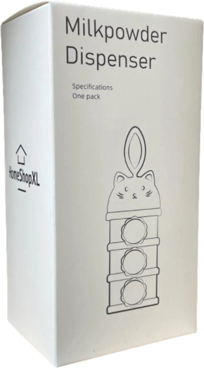 Melkpoedertoren Melkpoeder Toren - Roze - Flesvoedingsaccessoires - Babyvoeding Bewaarbakjes - Doseerdoosjes - Kraam Cadeau - BPA Vrij - Afbeelding 8