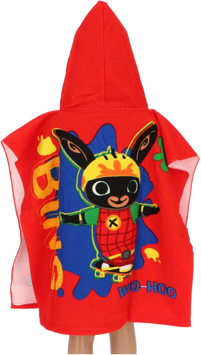 Bing Poncho Met Capuchon - Afbeelding 3