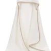 IL BAMBINI - Zachte Baby Badponcho - Fleece Handdoek - Omslagdoek - Badcape - 90x90 Cm - Wit