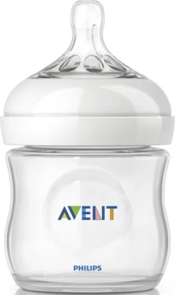 Philips Avent Natural SCF690/17 - Babyfles (125 Ml) Met Speen Voor Pasgeborenen 0m+ - 1 Stuk