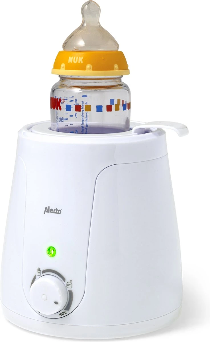 Alecto BW-70 - Flessenwarmer Geschikt Voor Ieder Flesje En Potje - Snel En Gemakkelijk In Gebruik - Wit - Afbeelding 2