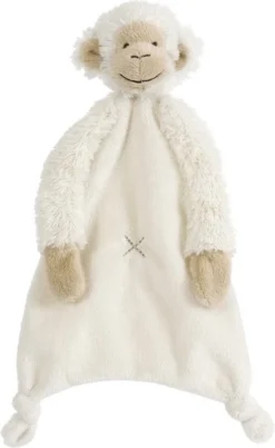 Happy Horse Aap Mickey Knuffeldoekje - Wit - Baby Cadeau