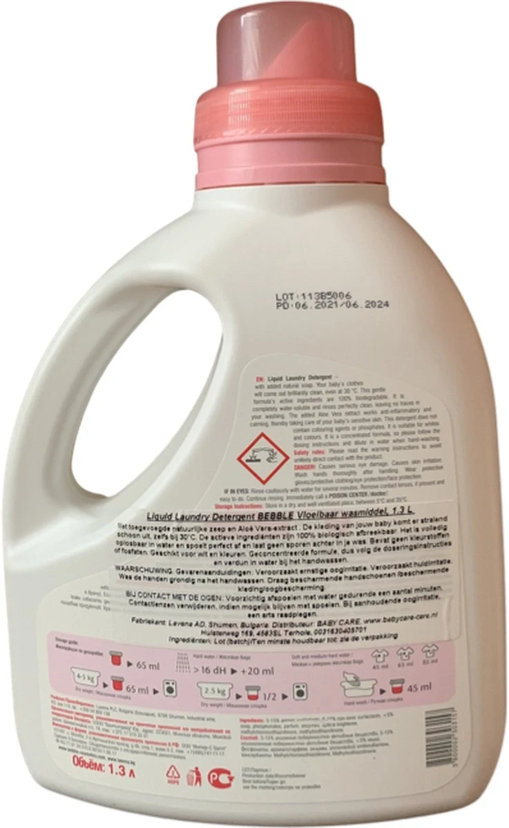 Baby Sensitief Wasmiddel 1300 Ml - Afbeelding 4