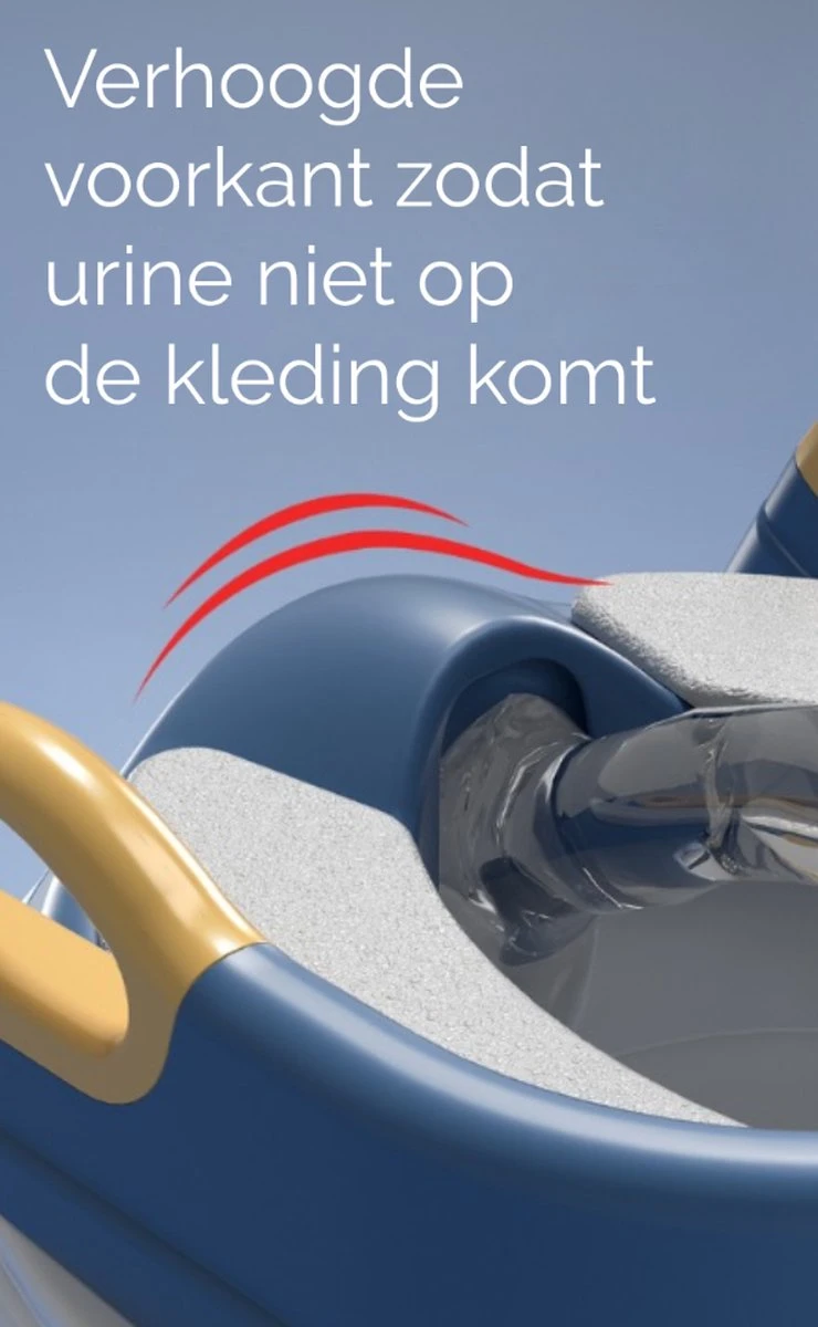 WC Verkleiner- WC Verkleiner Met Trapje- Extra Veilig- Opvouwbaar- Verstelbaar - Grijs & Wit - Toilet Trainer Voor Kind En Peuter - Afbeelding 8