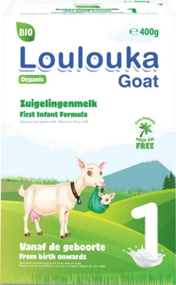 Loulouka 1 Geit – Biologische Zuigelingenmelk Op Basis Van Volle Geitenmelk – 400g