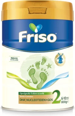 Friso 2 Babyvoeding - Opvolgmelk - 6 Tot 10 Maanden - 800g - Blik