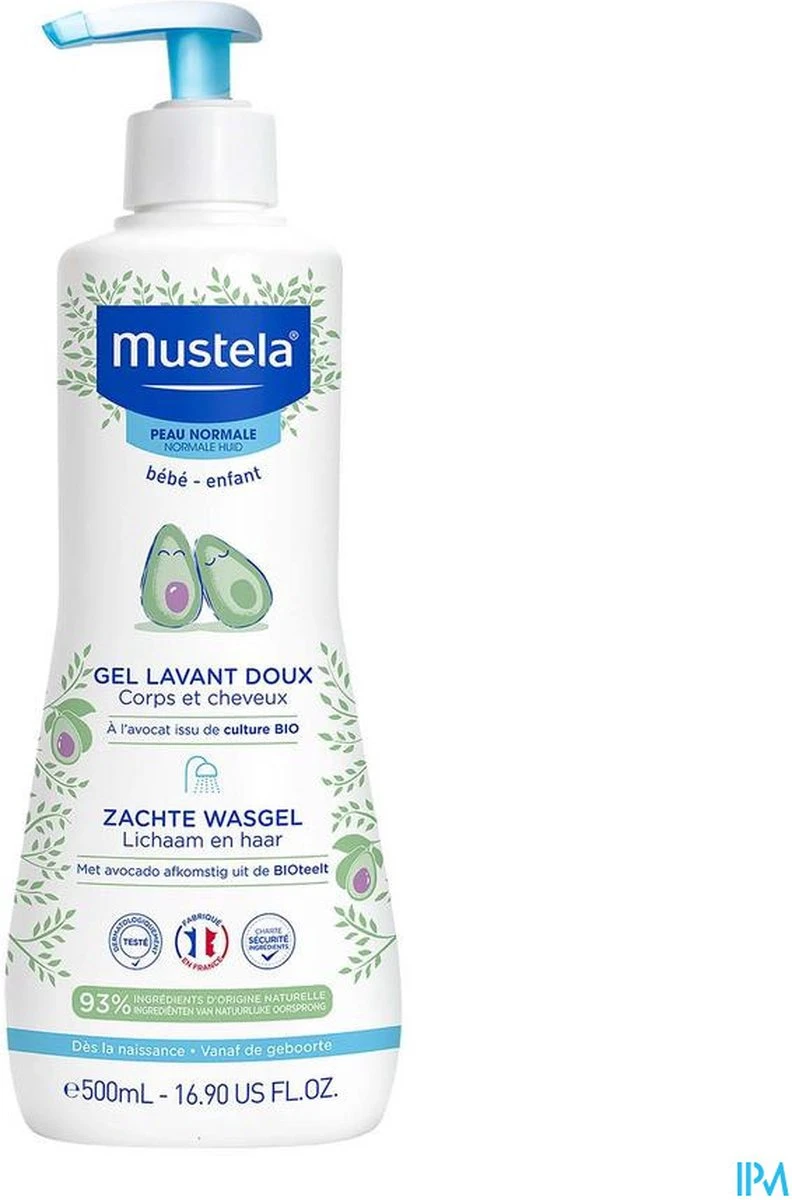 Mustela Baby Zachte Wasgel - 500 Ml - Afbeelding 2