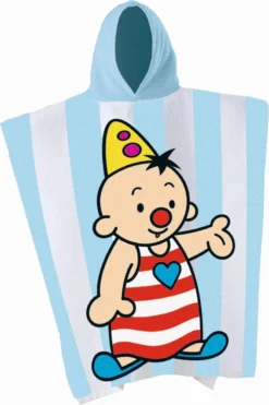 Bumba Badponcho - Poncho Met Bumba & Bumbalu (50x115 Cm) - 100% Katoen