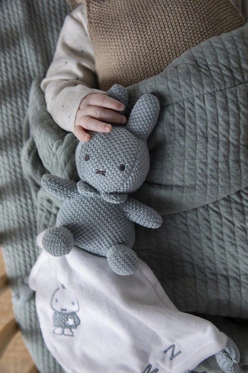 Tiamo Collection Nijntje Knuffeldoekje - Green Knit - Afbeelding 3