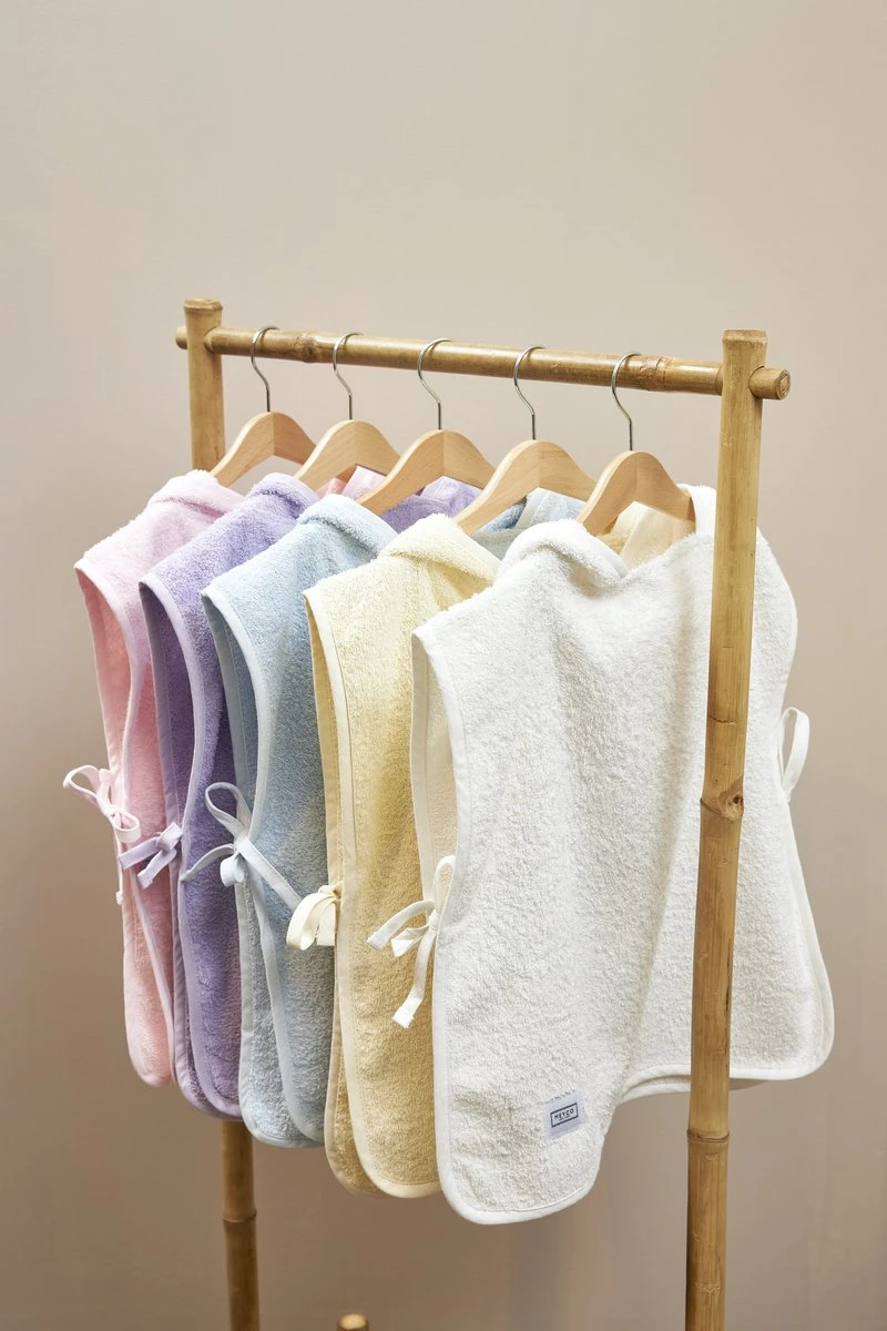 Meyco Badponcho Basic Badstof - 1-3 Jaar - Lichtroze - Afbeelding 3