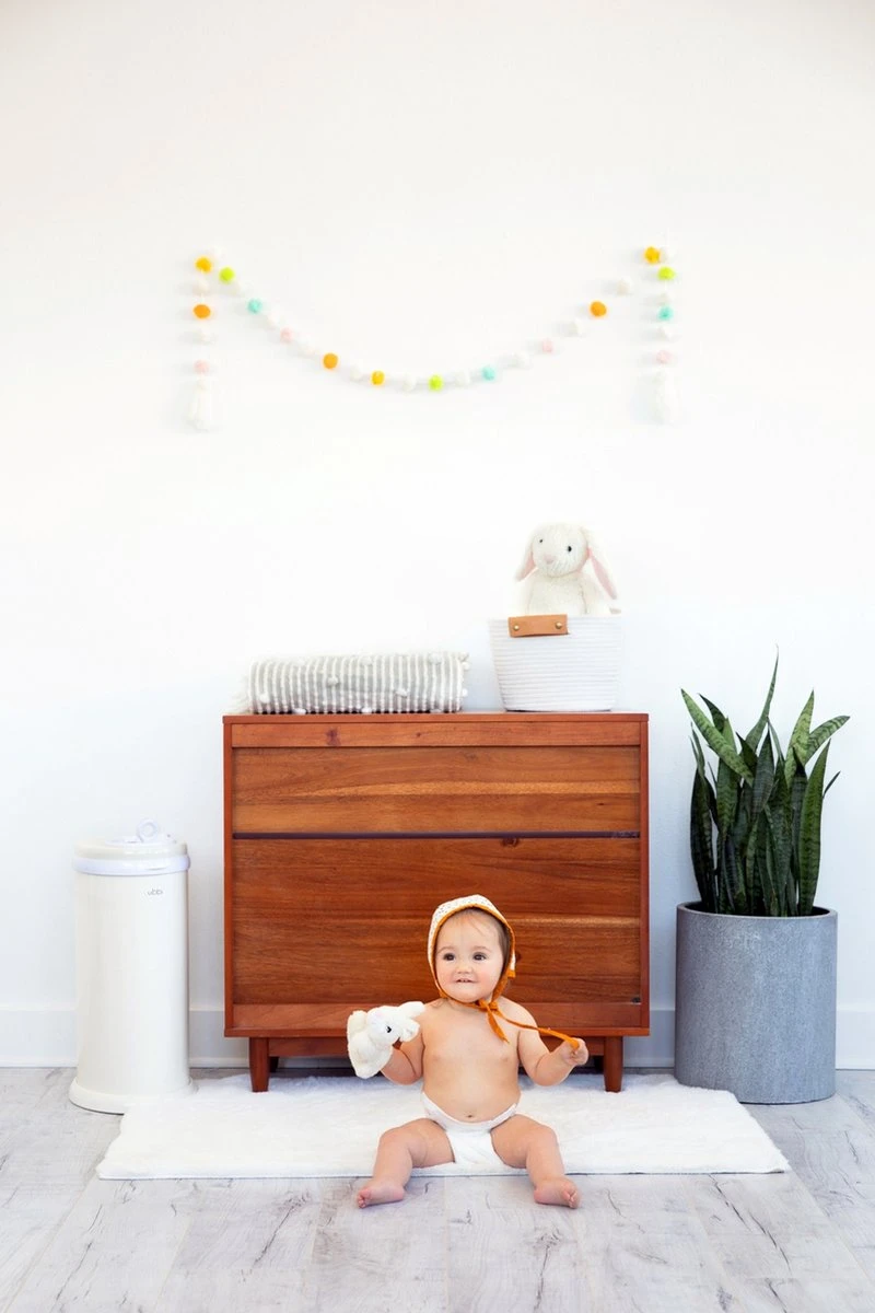 Ubbi® Ubbi Luieremmer - Zand - Metaal - Geurloos - Geen Navulcassettes Nodig - Afbeelding 2