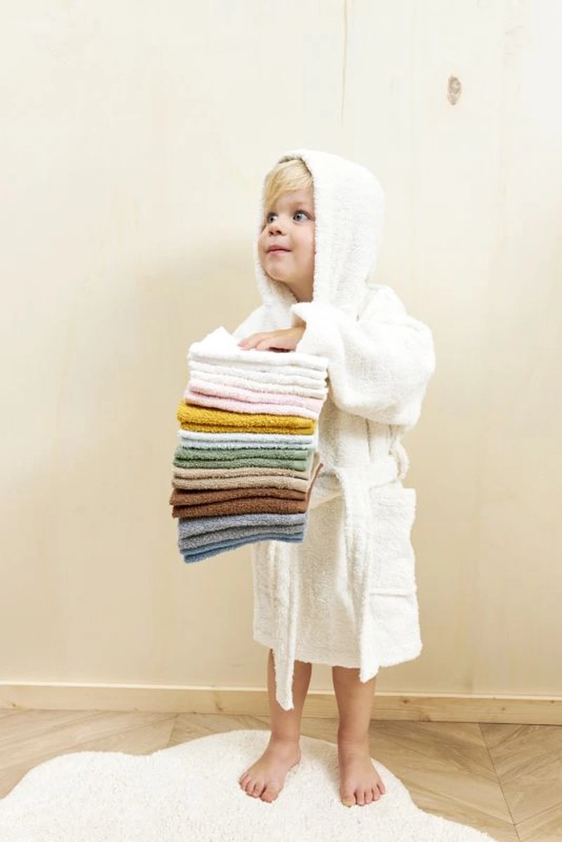 Meyco Badcape Basic Badstof - Forest Green - 75x75cm - Afbeelding 3