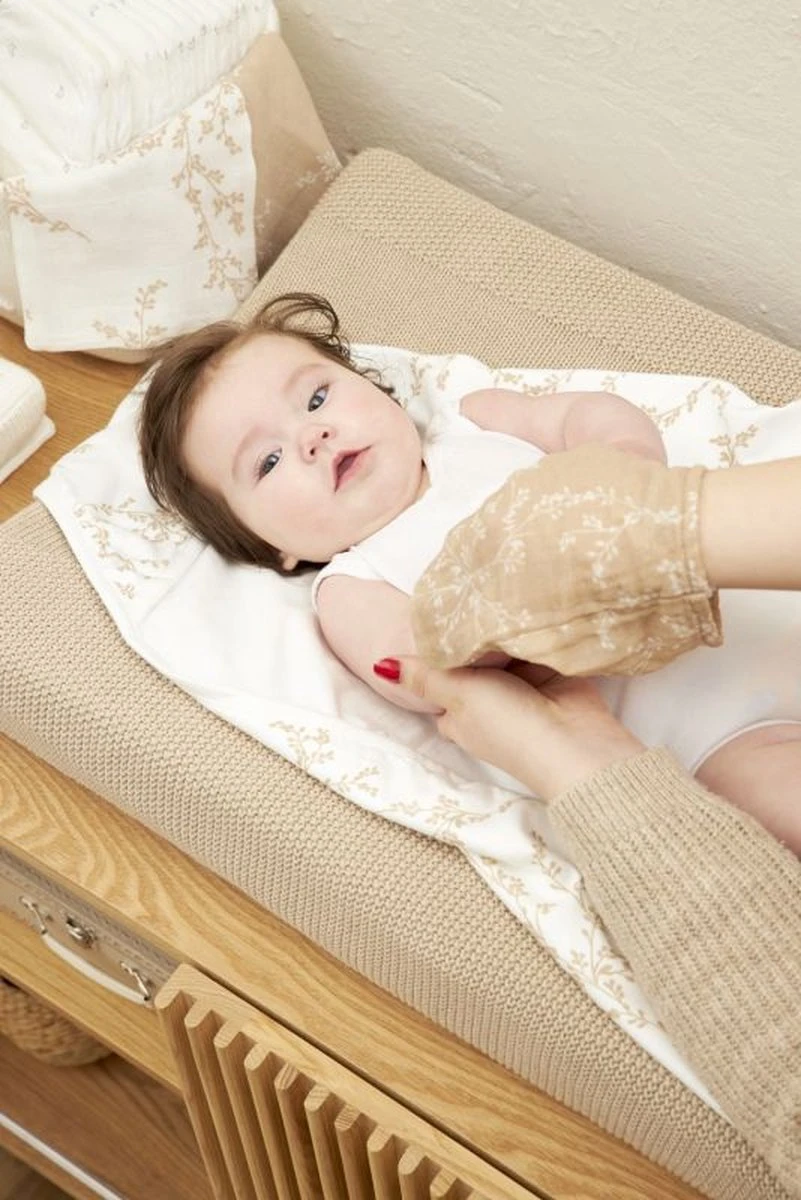 Meyco Branches 3-pack Hydrofiele Washandjes - 20x17 Cm - Sand - Afbeelding 5