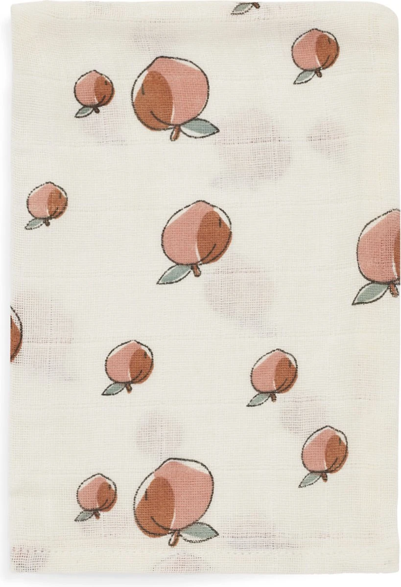 Jollein Baby Hydrofiel Washandje Peach - 3 Stuks - Afbeelding 2