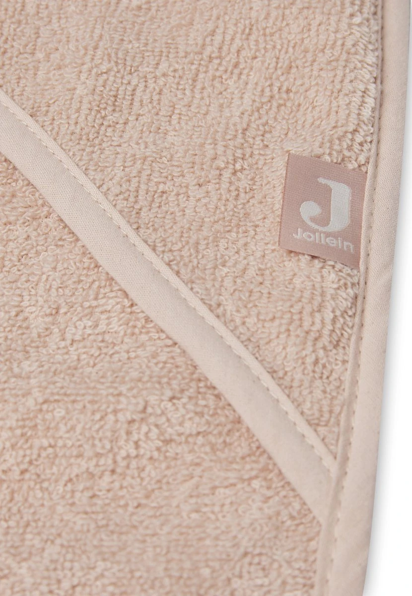 Jollein Badcape Badstof 75x75cm - Pale Pink - Afbeelding 11