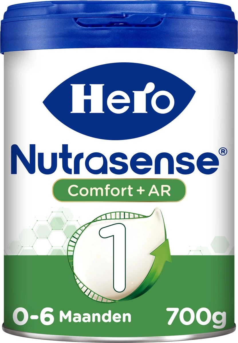 Hero Baby Nutrasense Comfort+ 1 - Flesvoeding Van 0 Tot 6 Maanden - 3 X 700 Gram - Afbeelding 3