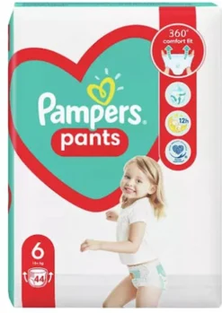 Pampers® Pampers Baby Dry Pants Maat 6 - 44 Luierbroekjes