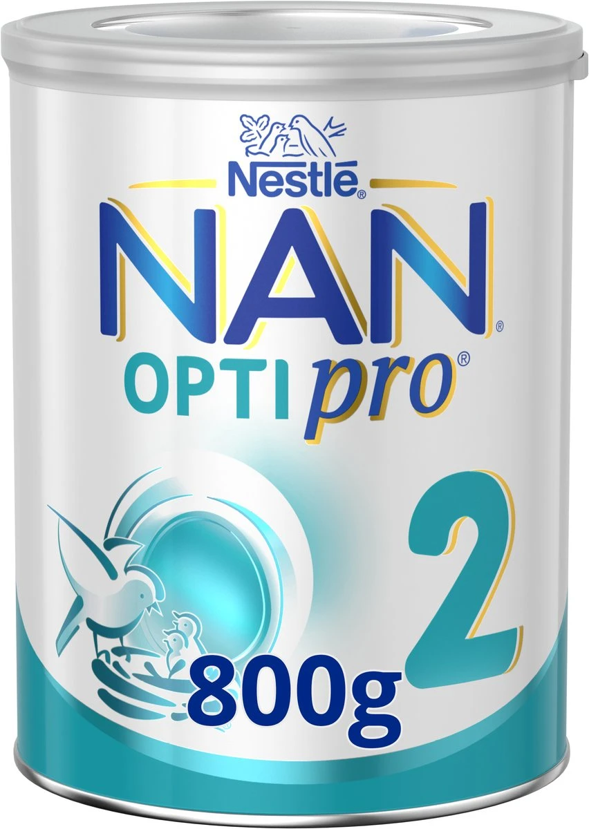Nestlé - Nan Optipro 2 - Opvolgmelk Vanaf 6 Maanden - Flesvoeding Baby - 1 X 800 Gr