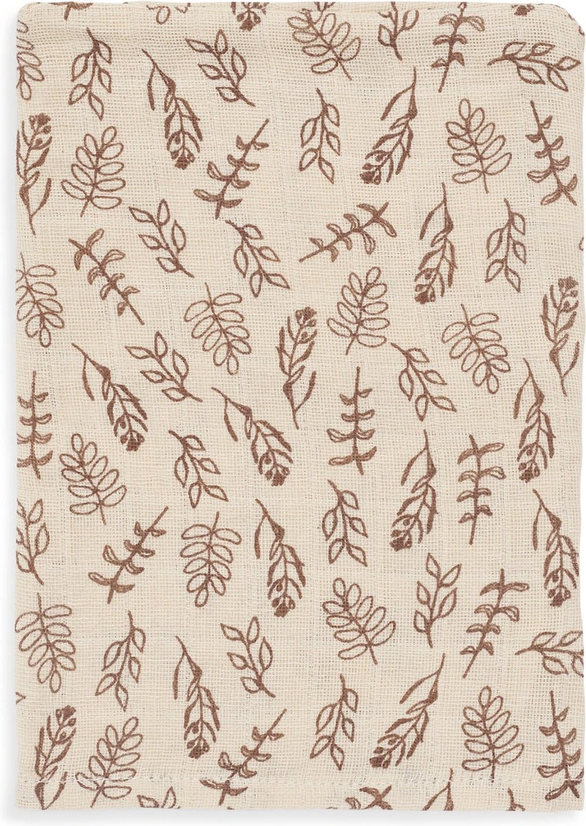 Jollein Baby Hydrofiel Washandje Meadow - Chestnut - 3 Stuks - Afbeelding 2