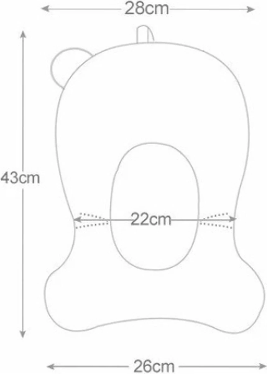 Baby Badkussen - Baby Badzitje - Bad Kussen - Baby Bad Accessoires - Afbeelding 9