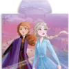 Badponcho Disney Frozen - 55 X 110 Cm. - Anna En Elsa Poncho Handdoek